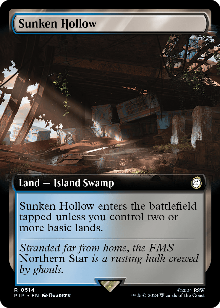 Sunken Hollow (Extended Art) (PIP-514) [Fallout] Foil
