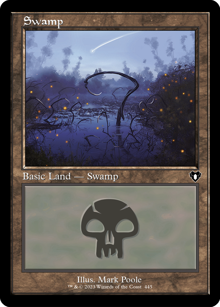Swamp (CMM-445) (Retro Frame) [Commander Masters] Foil