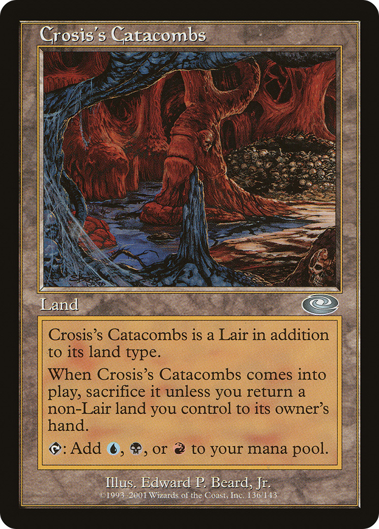 Crosis's Catacombs (PLS-136) [Planeshift] Foil