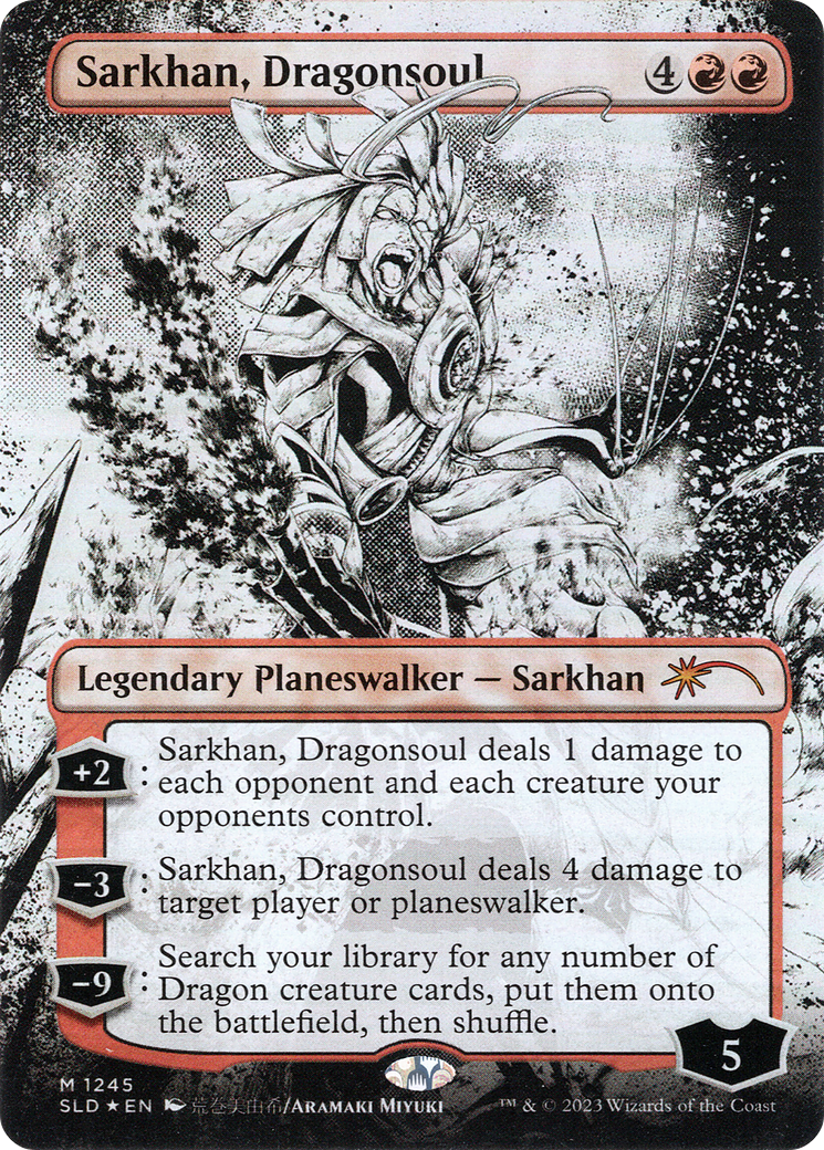 Sarkhan, Dragonsoul (Borderless) (SLD-1245) [Secret Lair Drop] Foil