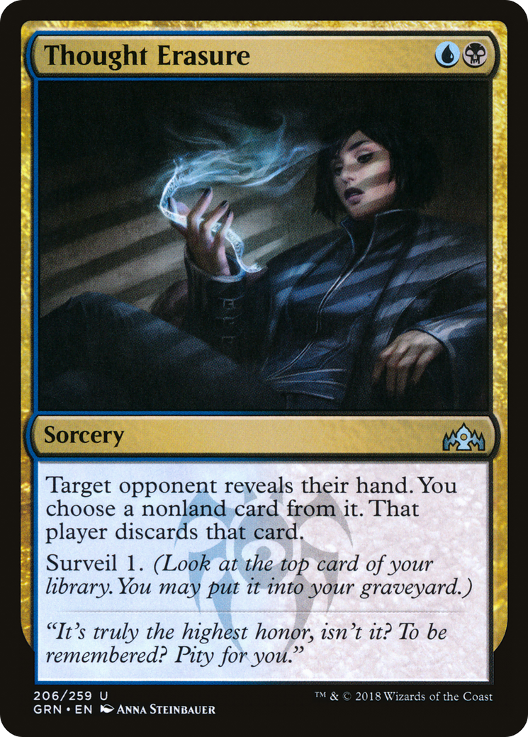 Thought Erasure (GRN-206) [Guilds of Ravnica]