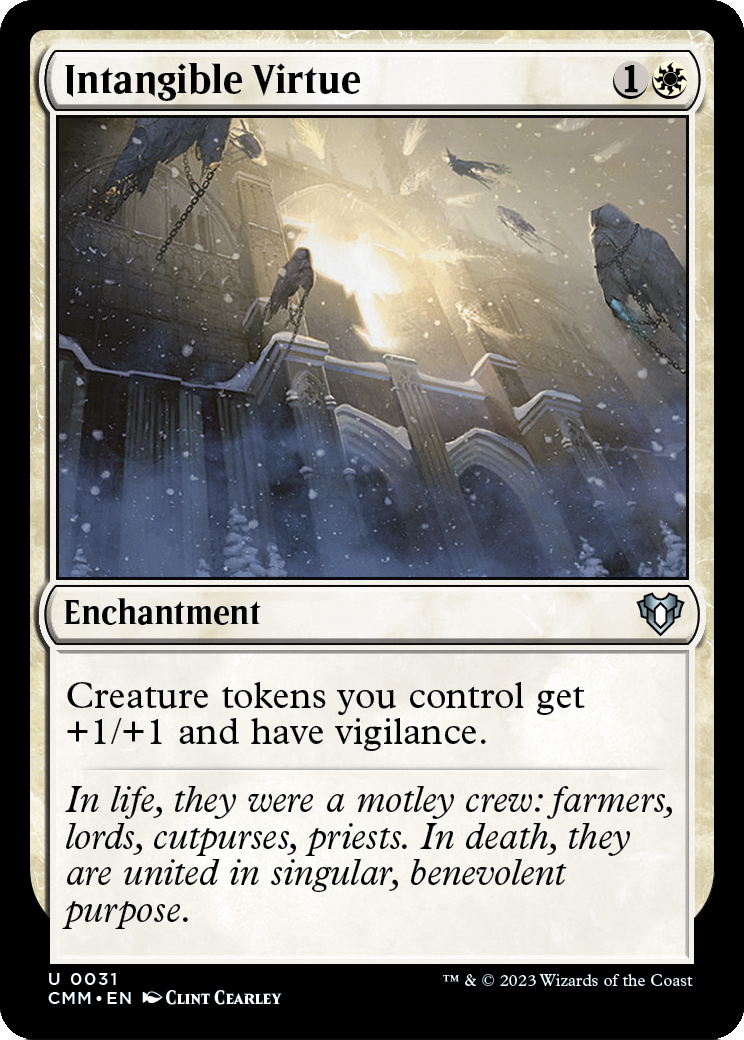 Intangible Virtue (CMM-031) [Commander Masters] Foil