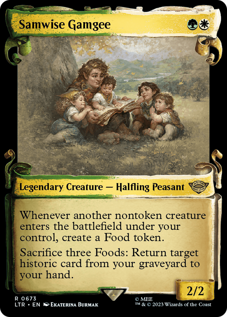 Samwise Gamgee (Showcase Scrolls) (LTR-673) [The Lord of the Rings: Tales of Middle-earth]