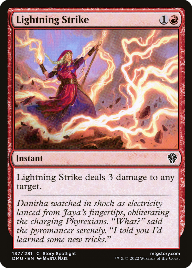 Lightning Strike (DMU-137) [Dominaria United] Foil