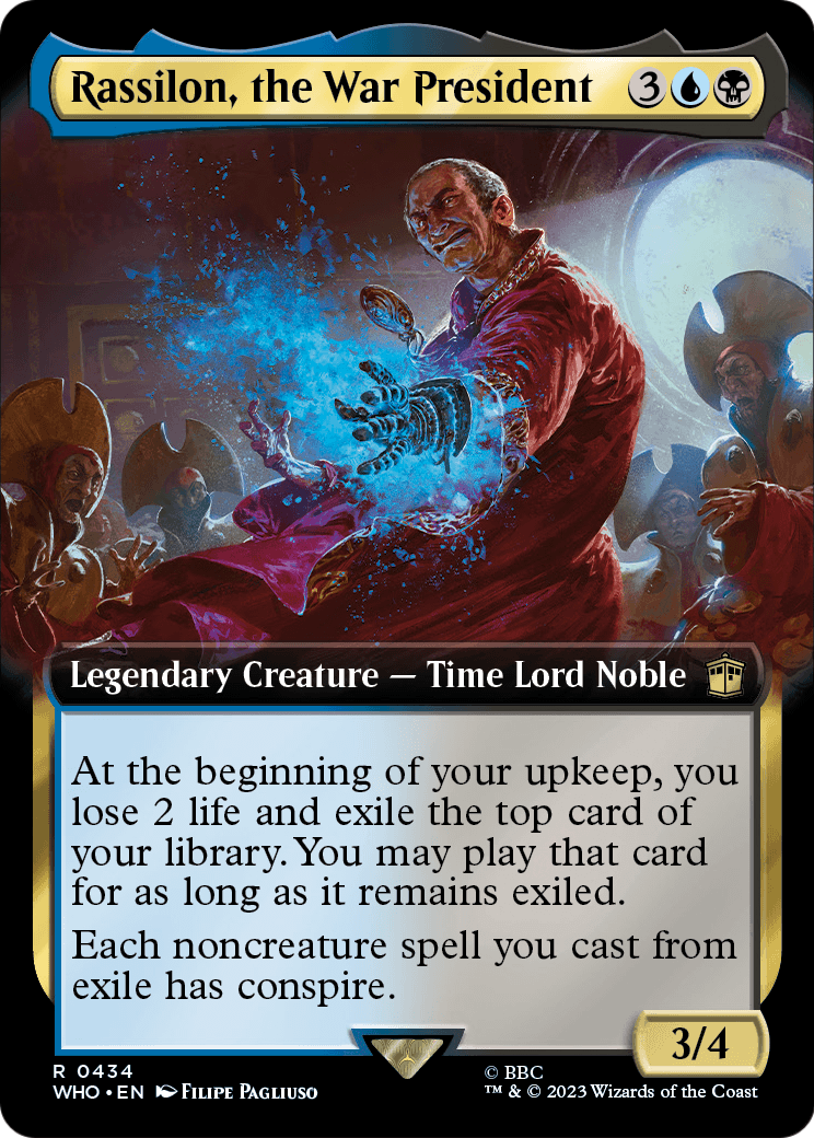 Rassilon, the War President (Extended Art) (WHO-434) [Doctor Who]