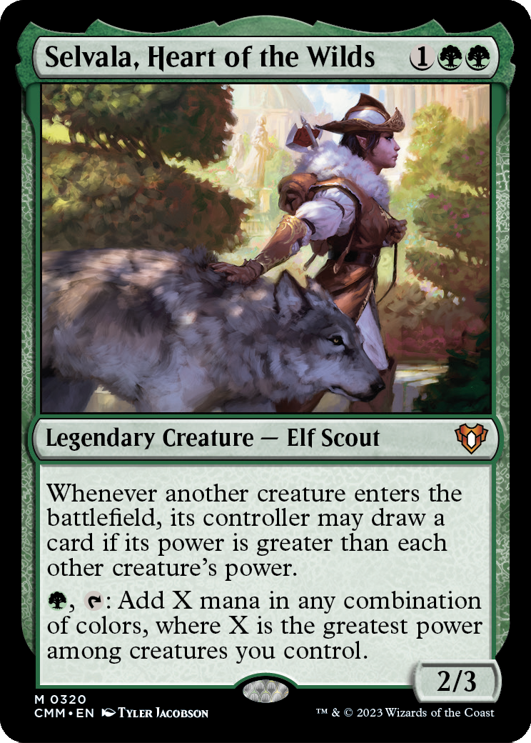 Selvala, Heart of the Wilds (CMM-320) [Commander Masters] Foil