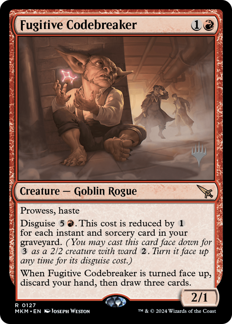 Fugitive Codebreaker (PPMKM-127) [Promo Pack: Murders at Karlov Manor Promos]