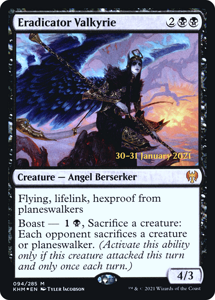 Eradicator Valkyrie (PRE-094) [Kaldheim Promos] Foil