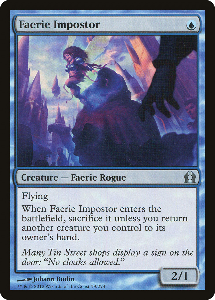 Faerie Impostor (RTR-039) [Return to Ravnica] Foil