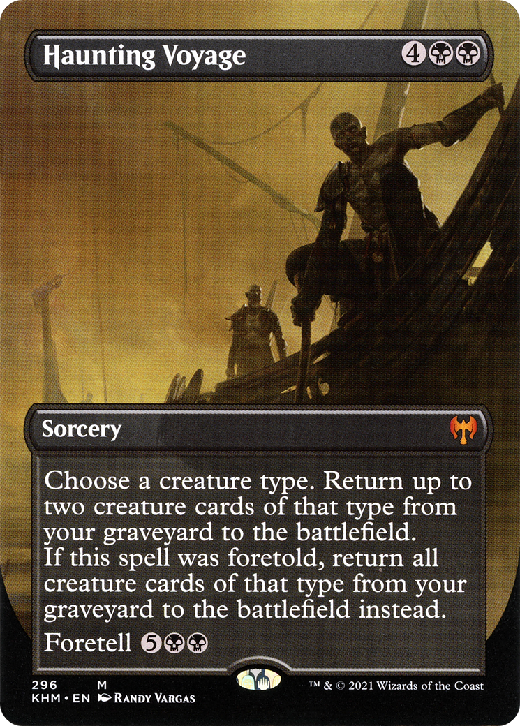 Haunting Voyage (Borderless) (KHM-296) [Kaldheim]