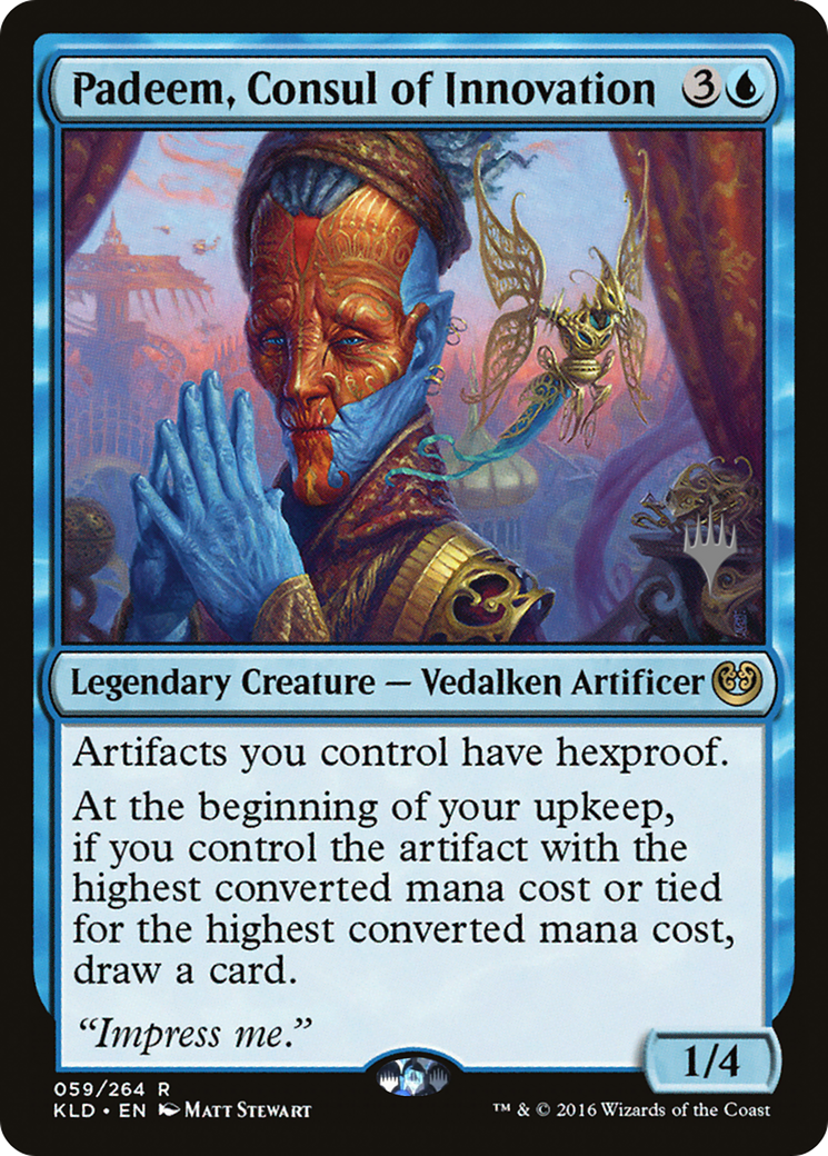 Padeem, Consul of Innovation (PPM21-059) [Promo Pack: Kaladesh Promos] Foil