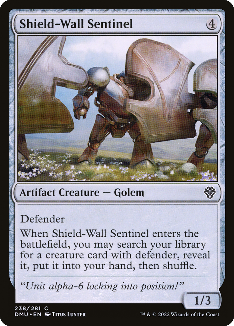 Shield-Wall Sentinel (DMU-238) [Dominaria United] Foil