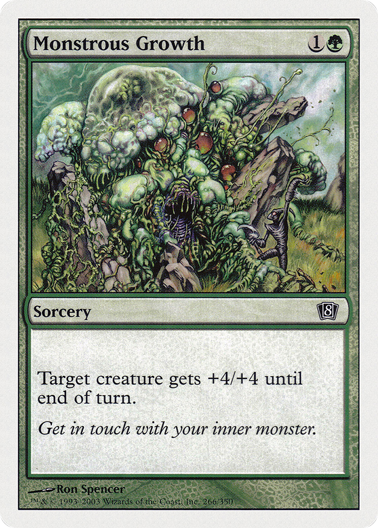 Monstrous Growth (8ED-266) [8th Edition]