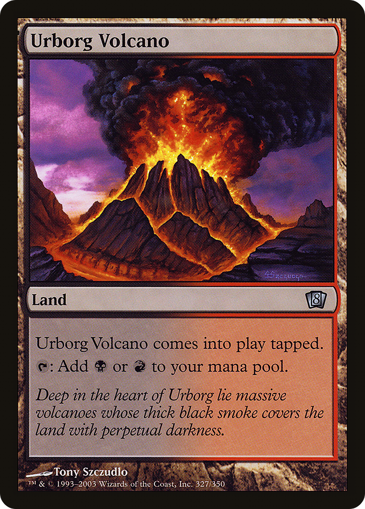 Urborg Volcano (8ED-327) [8th Edition]
