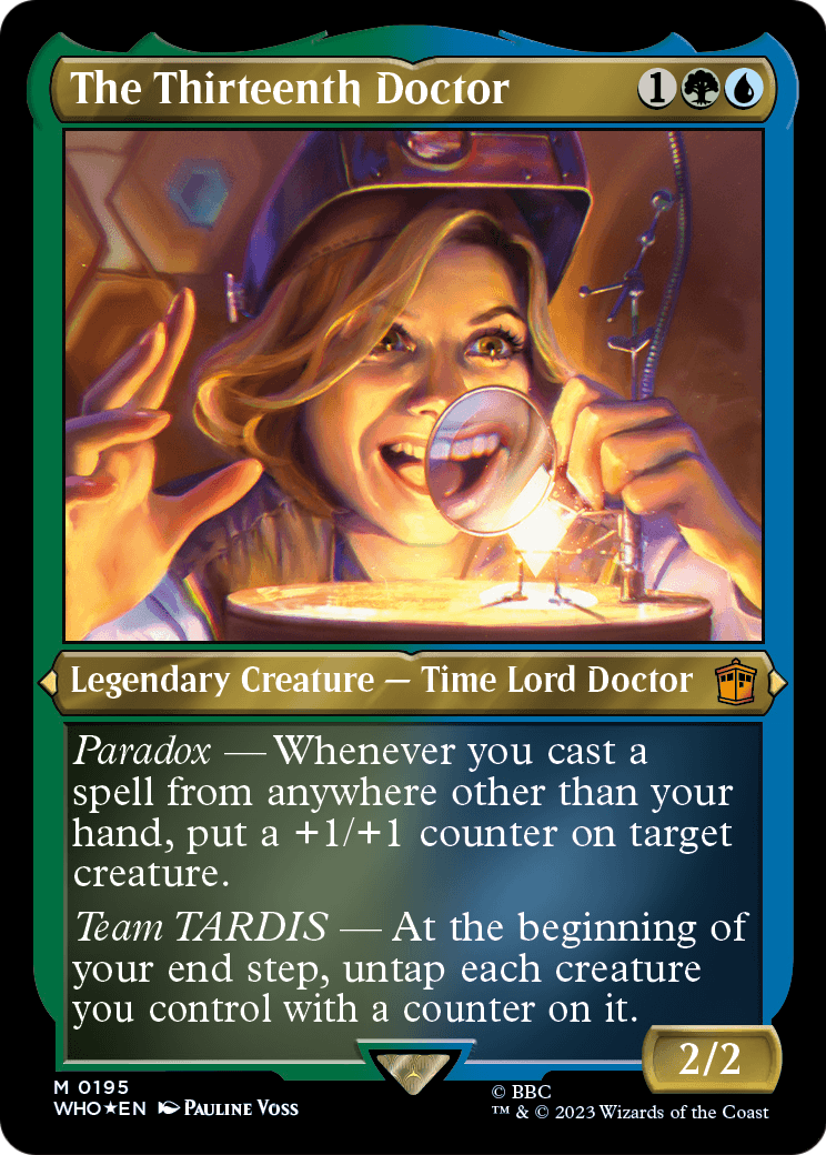 The Thirteenth Doctor (Display Commander) - Thick Stock (WHO-195) [Doctor Who] Foil