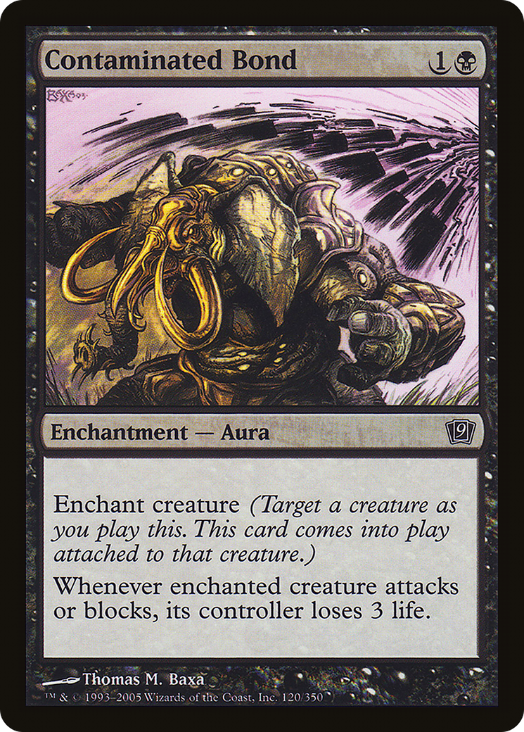 Contaminated Bond (9ED-120) [9th Edition] Foil