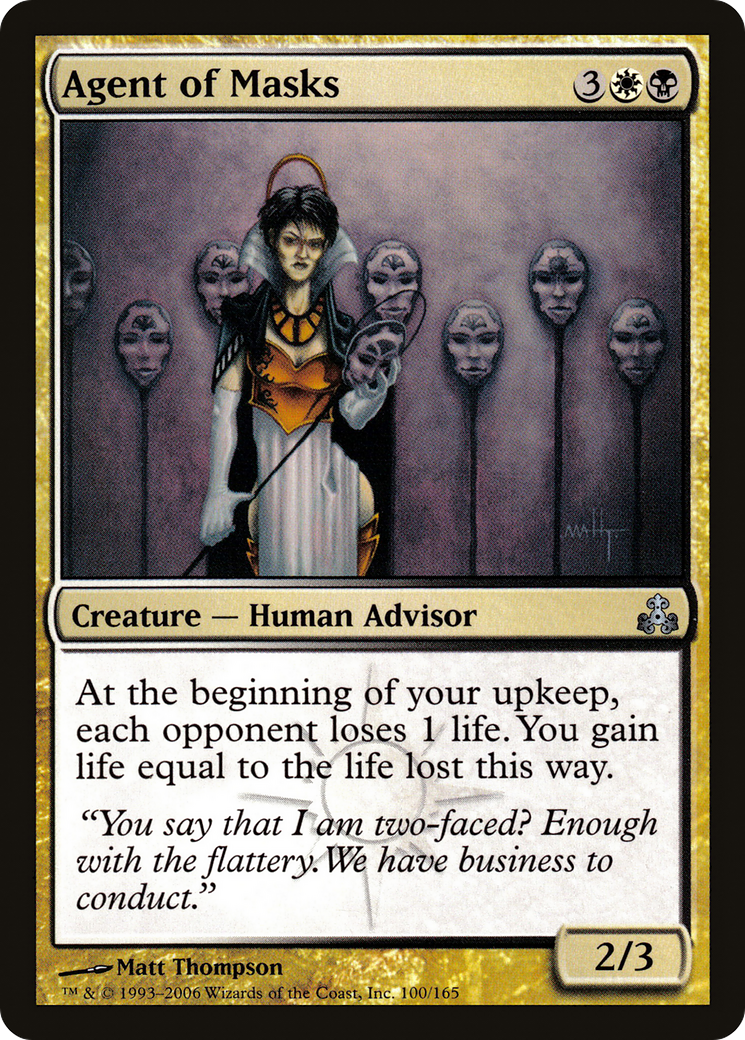 Agent of Masks (GPT-100) [Guildpact]