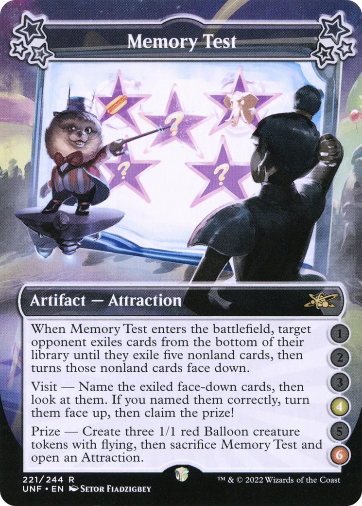 Memory Test (4-6) (UNF-221) [Unfinity] Foil