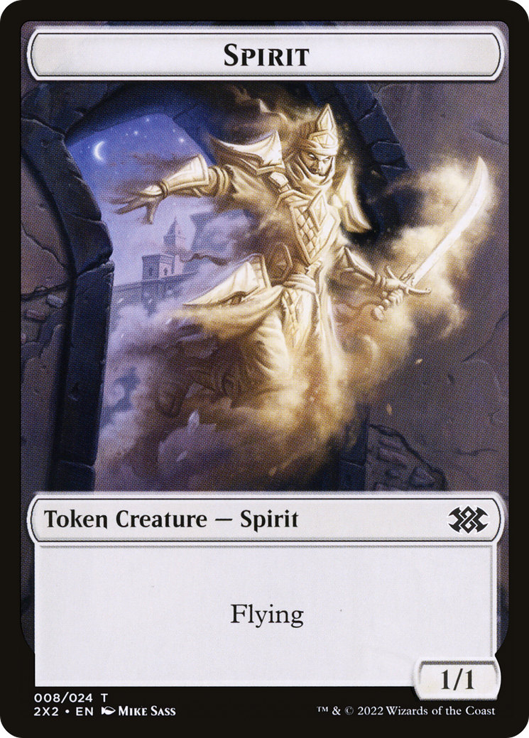 Spirit (T2X2-008) [Double Masters 2022 Tokens] Foil