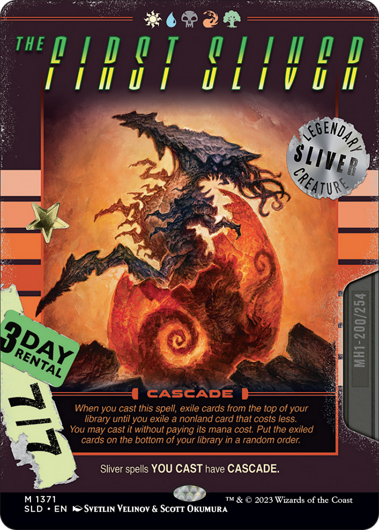 The First Sliver (SLD-1371) (Borderless) [Secret Lair Drop] Foil