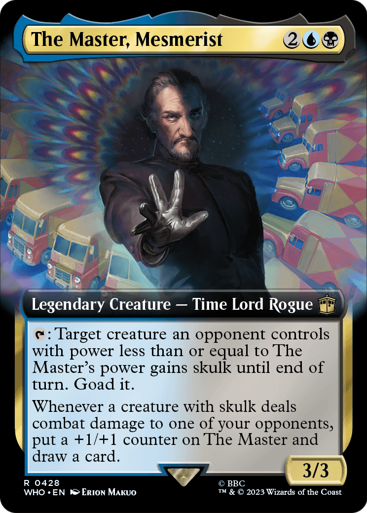 The Master, Mesmerist (Extended Art) (WHO-428) [Doctor Who]