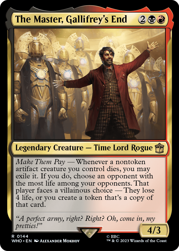 The Master, Gallifrey's End (WHO-144) [Doctor Who]