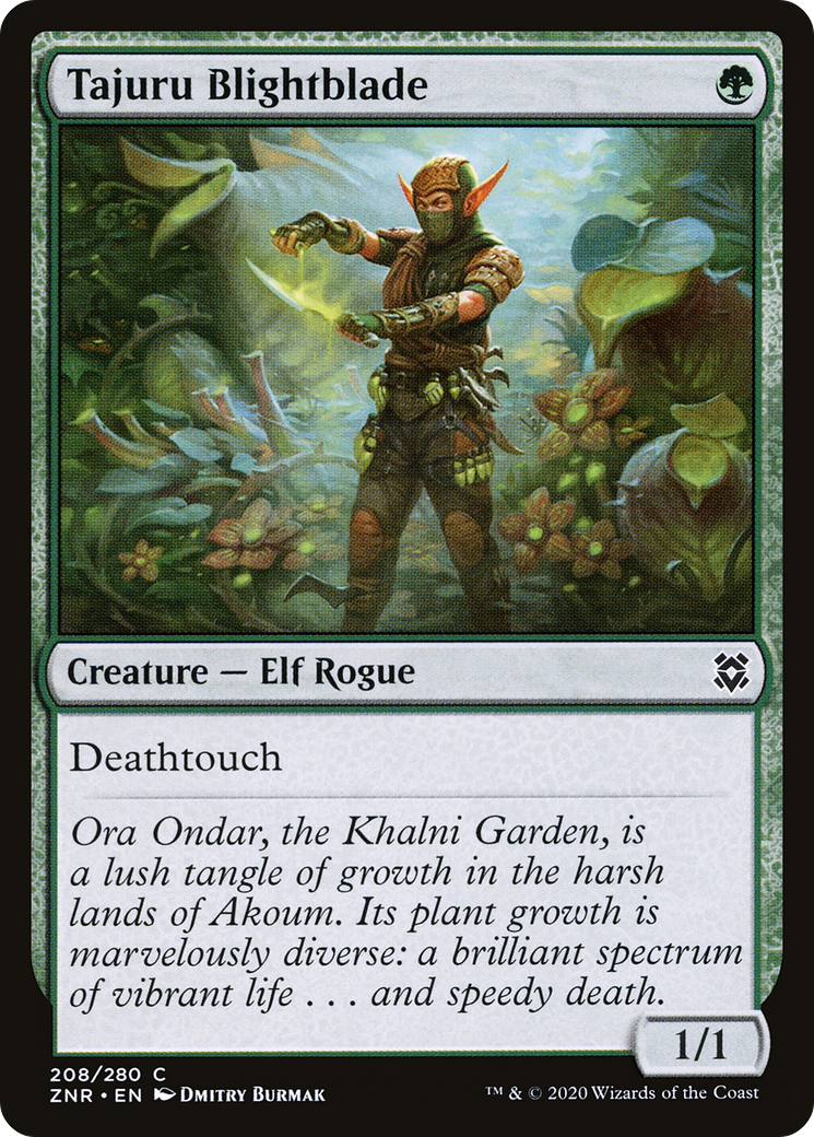Tajuru Blightblade (ZNR-208) [Zendikar Rising] Foil