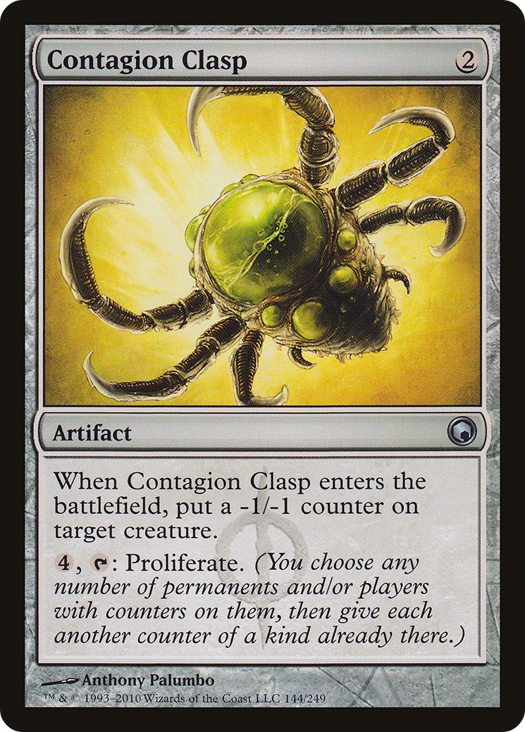 Contagion Clasp (SOM-144) [Scars of Mirrodin]