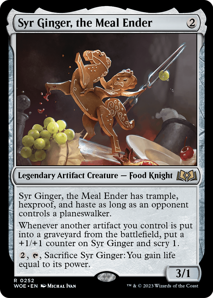 Syr Ginger, the Meal Ender (WOE-252) [Wilds of Eldraine] Foil