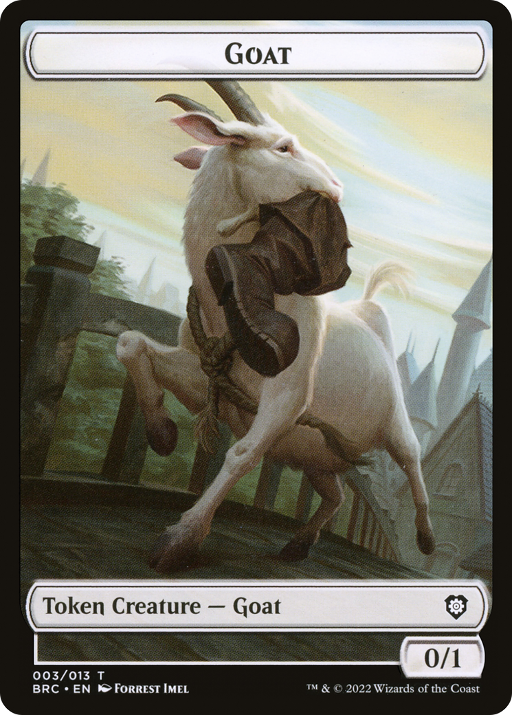 Goat (TBRC-003) [The Brothers' War Commander Tokens] Foil