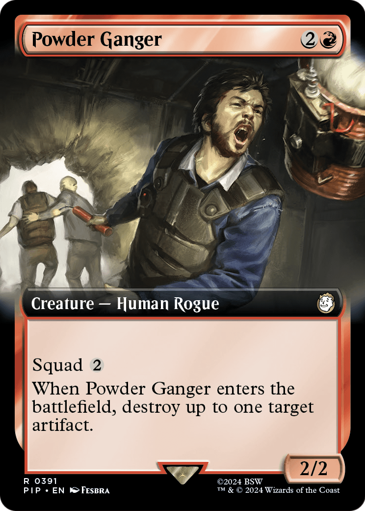 Powder Ganger (Extended Art) (PIP-391) [Fallout] Foil