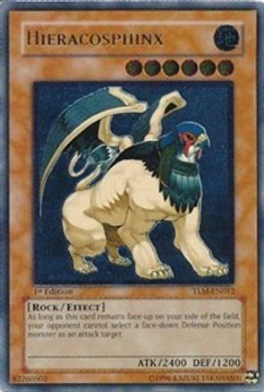 Hieracosphinx (Ultimate Rare) (TLM-EN012) - The Lost Millennium 1st Edition
