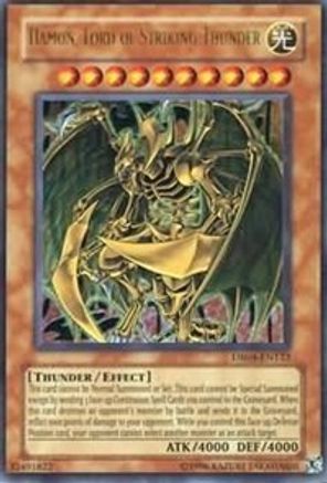 Hamon, Lord of Striking Thunder (Ultra Rare) (DR04-EN122) - Dark Revelation Volume 4 Unlimited