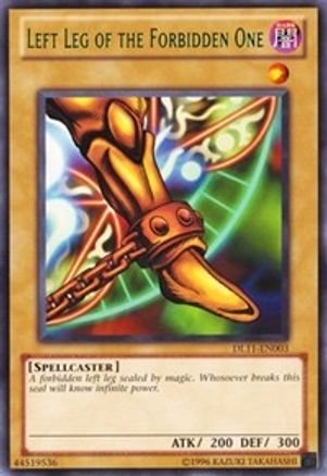Left Leg of the Forbidden One (Green) (Rare) (DL11-EN003) - Duelist League Promo Unlimited
