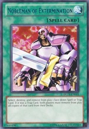 Nobleman of Extermination (Blue) (Rare) (DL11-EN015) - Duelist League Promo Unlimited