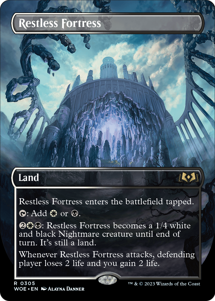 Restless Fortress (Borderless) (WOE-305) [Wilds of Eldraine]