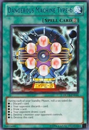 Dangerous Machine Type-6 (Blue) (Rare) (DL12-EN016) - Duelist League Promo Unlimited