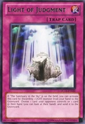 Light of Judgment (Green) (Rare) (DL12-EN020) - Duelist League Promo Unlimited