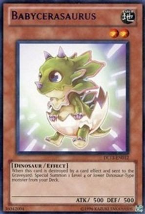 Babycerasaurus (Purple) (Rare) (DL13-EN012) - Duelist League Promo Unlimited