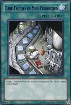 Dark Factory of Mass Production (Purple) (Rare) (DL13-EN015) - Duelist League Promo Unlimited
