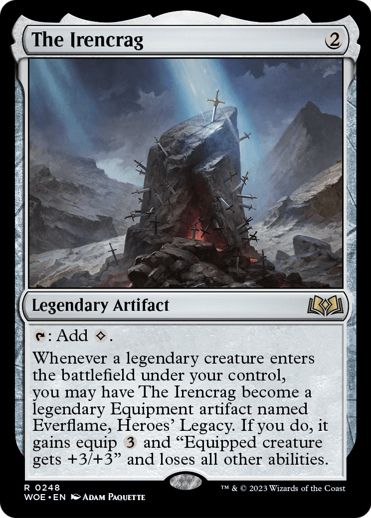 The Irencrag (WOE-248) [Wilds of Eldraine] Foil