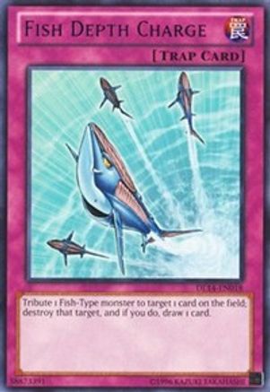 Fish Depth Charge (Purple) (Rare) (DL14-EN018) - Duelist League Promo Unlimited
