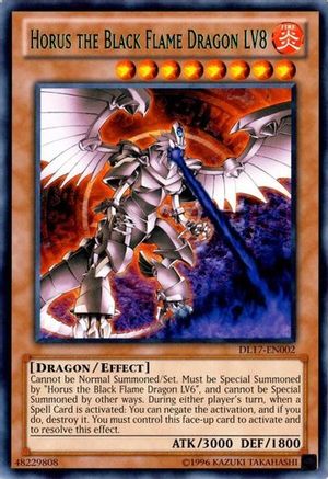 Horus the Black Flame Dragon LV8 (Green) (Rare) (DL17-EN002) - Duelist League Promo Unlimited