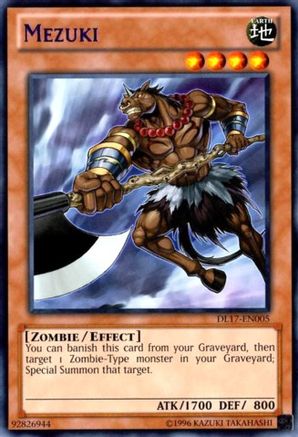 Mezuki (Blue) (Rare) (DL17-EN005) - Duelist League Promo Unlimited