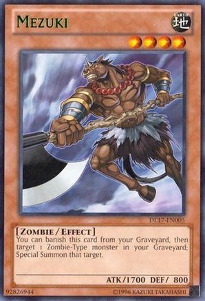 Mezuki (Green) (Rare) (DL17-EN005) - Duelist League Promo Unlimited