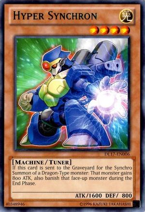 Hyper Synchron (Green) (Rare) (DL17-EN006) - Duelist League Promo Unlimited
