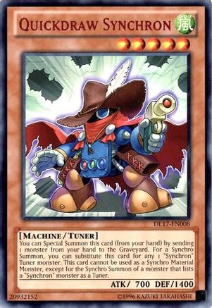 Quickdraw Synchron (Red) (Rare) (DL17-EN008) - Duelist League Promo Unlimited