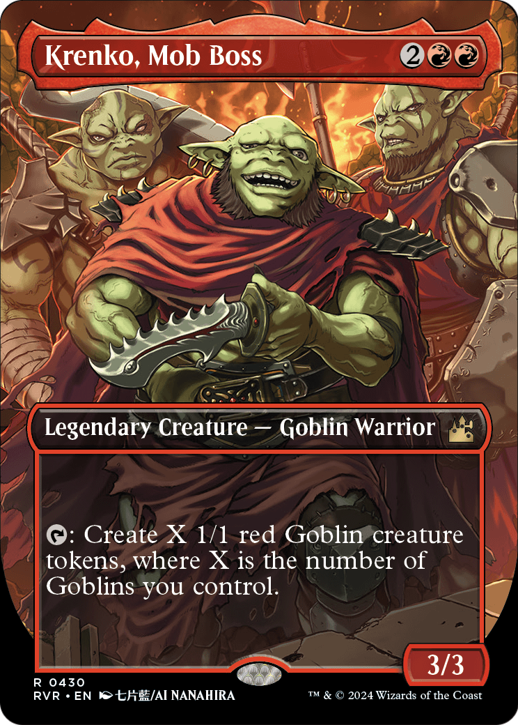 Krenko, Mob Boss (Anime Borderless) (RVR-430) [Ravnica Remastered]
