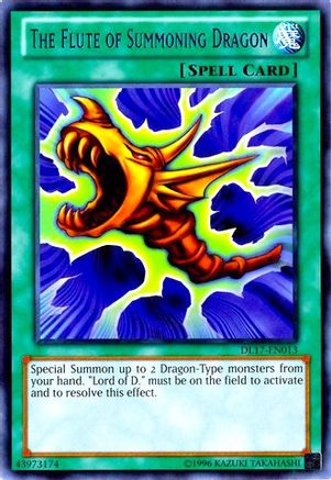 The Flute of Summoning Dragon (Blue) (Rare) (DL17-EN013) - Duelist League Promo Unlimited