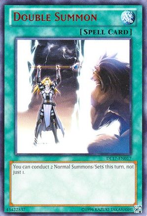 Double Summon (Red) (Rare) (DL17-EN017) - Duelist League Promo Unlimited